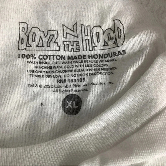 Boyz In The Hood Size XL White Graphic T-Shirt New Without Tags - Picture 5 of 5